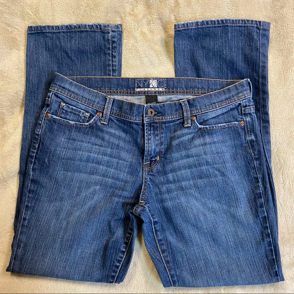 NY&C Platinum Flare Jeans size 10